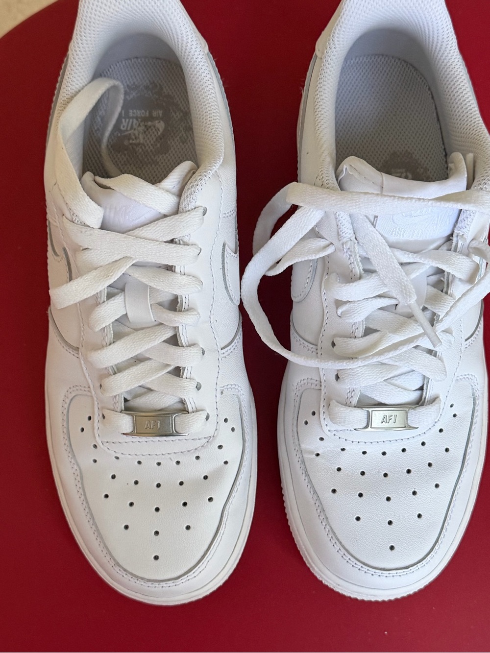 Nike Ait Force One  White Low-Top leather sneaker